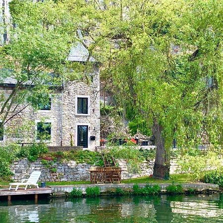 Willa Pieds Dans L'Eau Private Wellness Bordure De Meuse Lustin Zewnętrze zdjęcie
