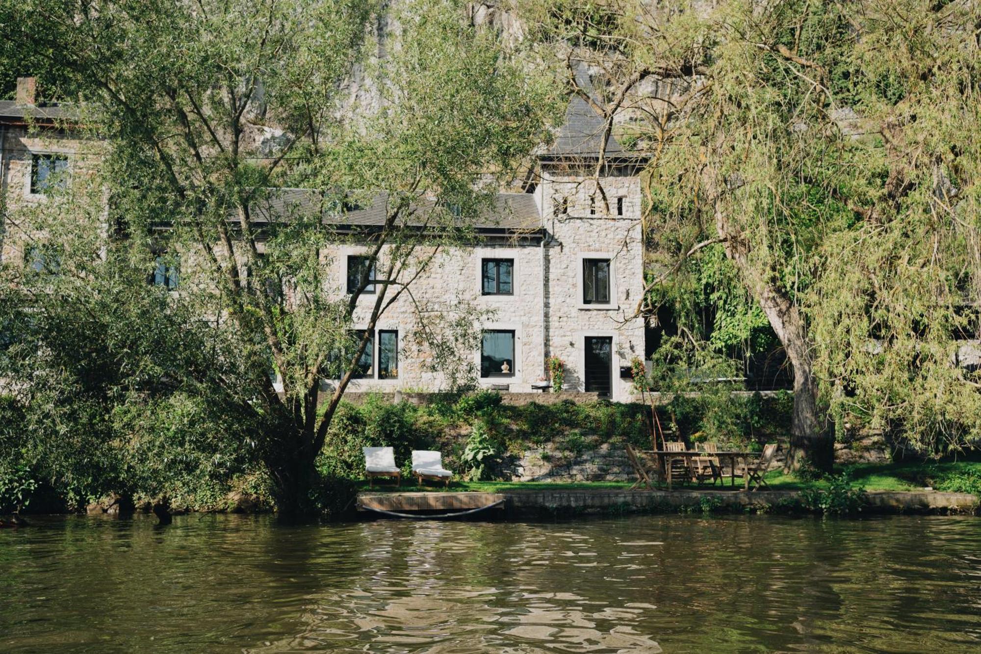 Willa Pieds Dans L'Eau Private Wellness Bordure De Meuse Lustin Zewnętrze zdjęcie